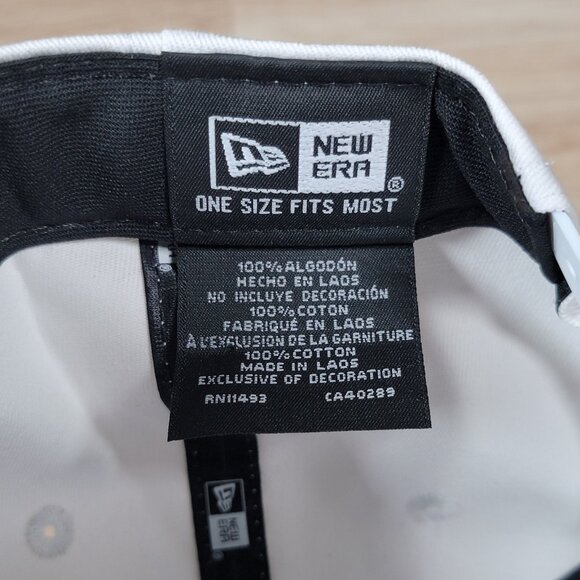 Miami Marlins New Era Hat Cap Snapback White Blue Rope Golfer Tee One Size - Picture 10 of 10